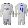 Original Trikotsatz Real Madrid Alaba 4 Heimtrikot 2021-22 Langarm Für Kinder